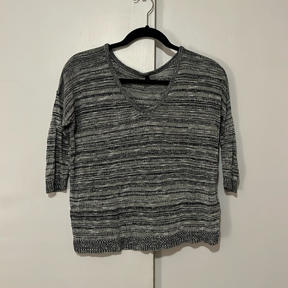 Grey Ombré Sweater Top